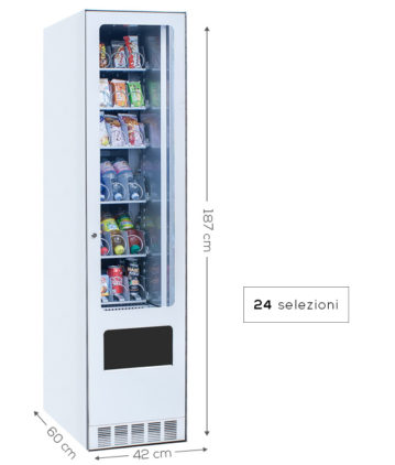 distributore automatico di snack e bevande