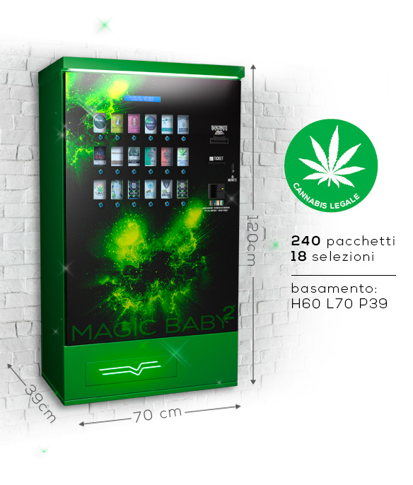 Distributore Automatico Cannabis Light Magic Baby